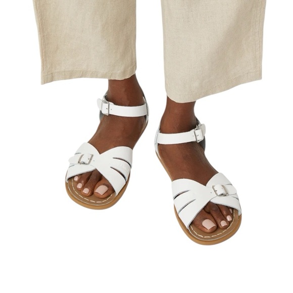 The Salt Water Classic, White Sandals, size 7W, NIB, $55 - Picture 5 of 11